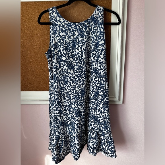 Lilly Pulitzer Blue Lobster Sleeveless Flounce Kristen Dress Krillin It. EUC. M - Picture 1 of 6